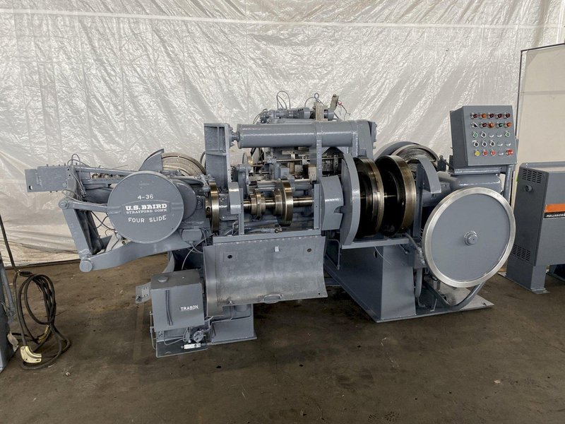 1/4&quot; x 36&quot; US Baird #4-36 Four Slide Wire Machine.Stock # 0510619
