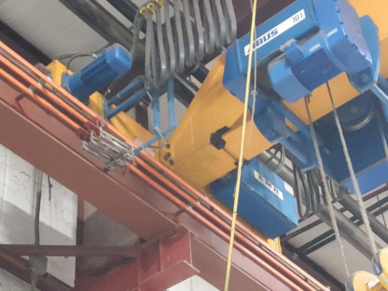 10 ton x 47&#039; ABBUS Bridge crane &amp; EMH hoist: YOBRO #24211