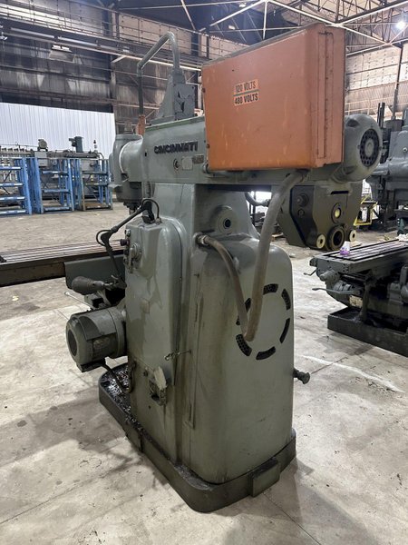#4 CINCINNATI MODEL #410-14 HORIZONTAL MILL WITH TOOLKMAKERS VERTICAL HEAD: STOCK #20605