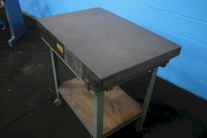 24&quot; X 36&quot; X 5&quot; DOALL GRAITE SURFACE PLATE: STOCK #75219
