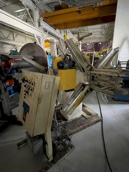 6,000 lbs. Mecon Used Double End Motorized Coil Reel For Sale, Model# D60M24H