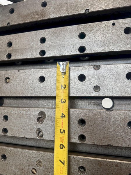 20" WIDE X 80" TALL X 24" DEEP T-SLOTTED ANGLE PLATE SET. STOCK # 0223026