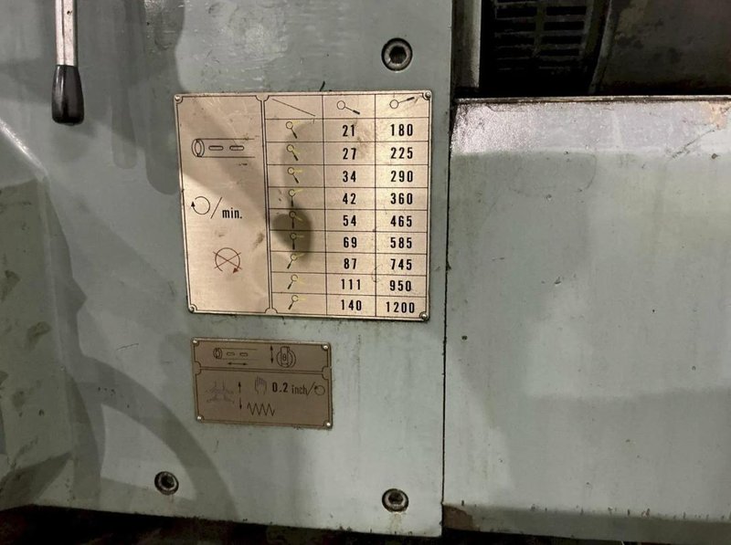 4" NOMURA B-100WP TABLE-TYPE HORIZONTAL BORING MILL 50 TAPER 96" TRAVEL. STOCK # 0543926