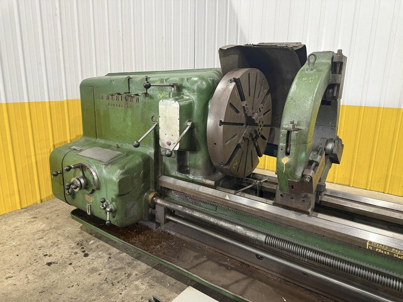 40&quot; X 420&quot; /35&#039; AMERICAN MODEL H HEAVY PATTERN ENGINE LATHE, 2-7/8&quot; HOLE: STOCK #22746