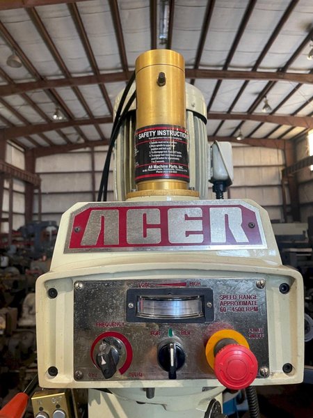 USED, ACER E-MILL MODEL EVS-3VK VERTICAL MILLING MACHINE
