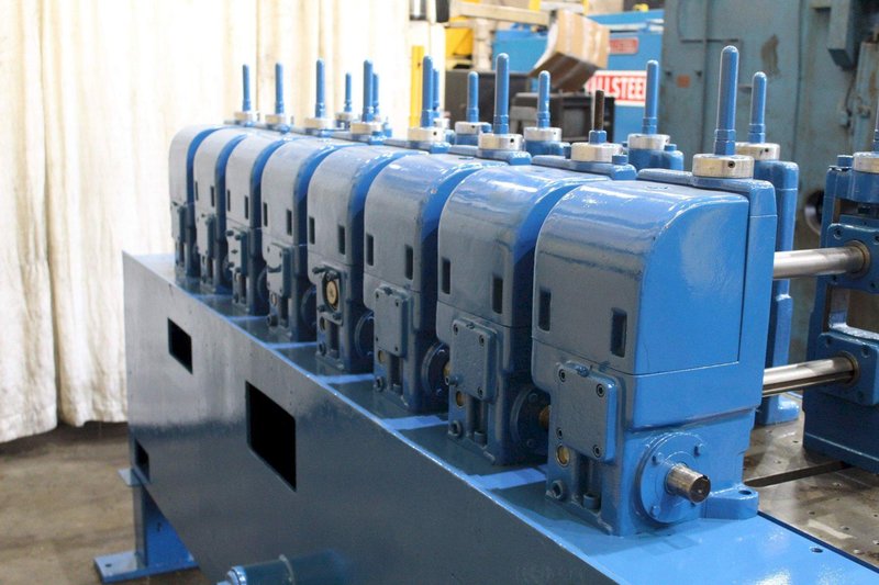 12 STAND BASE WITH (8) M-1/2&#039; YODER ROLLFORMER: STOCK #72176