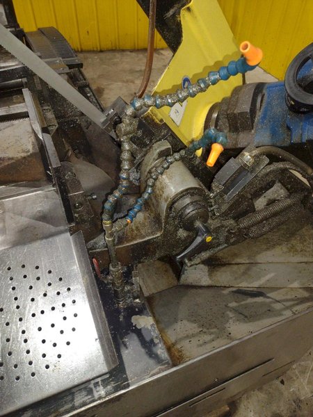 10" x 12" FMB JUPITER AUTOMATIC 60 DEGREE MITRE HORIZONTAL BANDSAW. STOCK #0655326