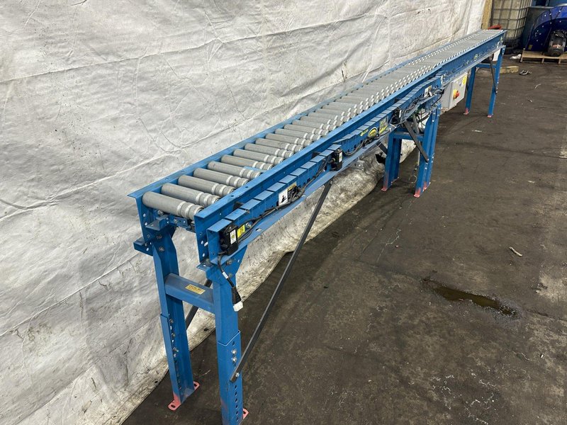 102&quot; X 8-1/2&quot;  HYTROL POWER ROLLER CONVEYOR: STOCK #77557