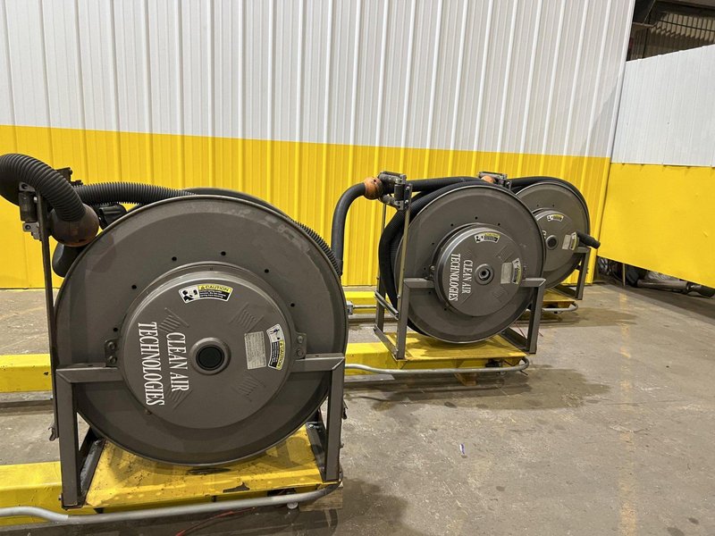 40 HP x 4 STATION CLEAN AIR TECHNOLOGIES / EUROVAC INDUSTRIAL TRANSIT &amp; BUS CENTRAL VACUUM SYSTEM: STOCK #19901