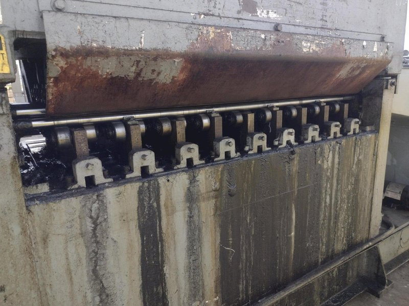 60" X .057" HERR-VOSS MODEL #66/1.156-19/9 4-HIGH BACKED UP PRECISION COIL LEVELER: YOBRO #25004