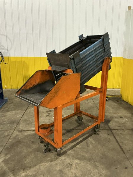 (120) 36” x 18” x 18” STEEL STACKABLE PARTS BIN TUB CONTAINER WITH DUMP DOOR: YOBRO #25062