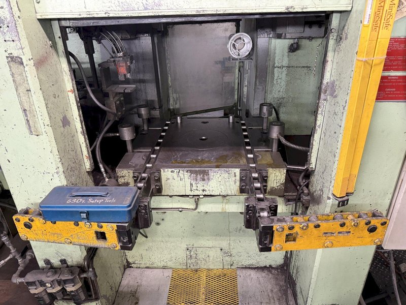630 TON AIDA MODEL #K-630 KNUCKLE JOINT PRESS, NEW 1991: YOBRO #25820