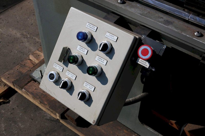 5' X 38' ASESORIA DOUBLE END TUBE CRIMPING MACHINE: STOCK #71046