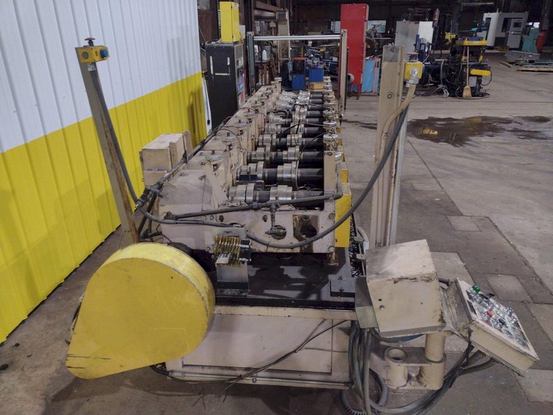 10 STAND X 2.5&quot; X 21&quot; KANE &amp; ROACH MODEL #2ST-CRFM ADJUSTABLE WIDTH &quot;C &amp; Z PROFILE&quot; ROLLFORMER: STOCK #11366