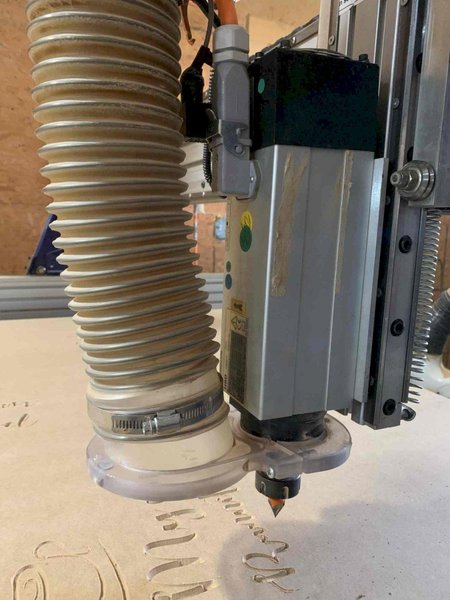 4’x8′ ShopBot PRT ALPHA CNC Router, 2011- Dust Collector