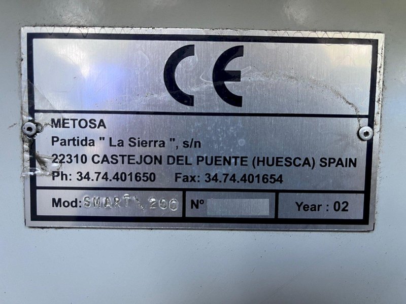 Clausing Metosa SM1560VS Smart 200 CNC Lathe