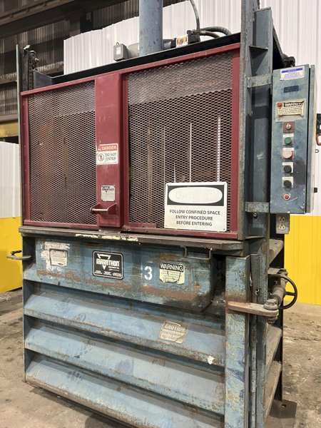 60&quot; X 30&quot; MARATHON MODEL #V-6030-HD VERTICAL CARDBOARD BALER: STOCK #20164