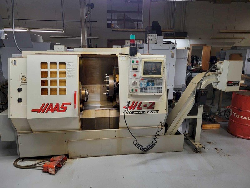 Haas HL-2 Big Bore CNC Lathe, 1997