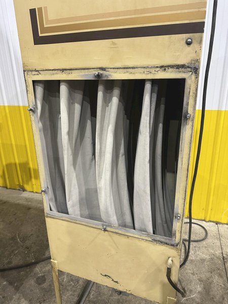 36" x 48" EMPIRE SHOT BLAST CABINET WITH DUST COLLECTOR: YOBRO #24542