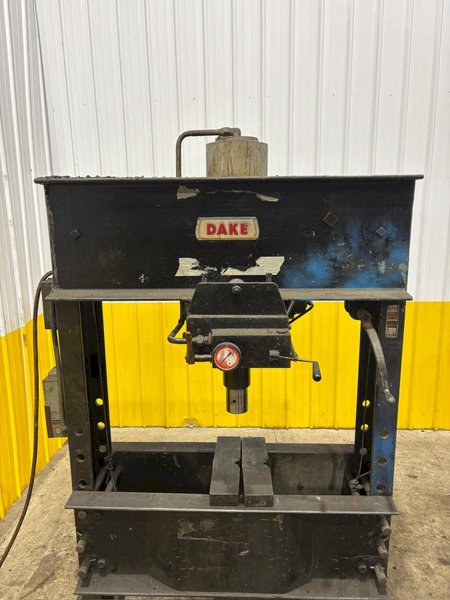 150 TON DAKE MODEL #5-150 H-FRAME HYDRAULIC PRESS: YOBRO #24689