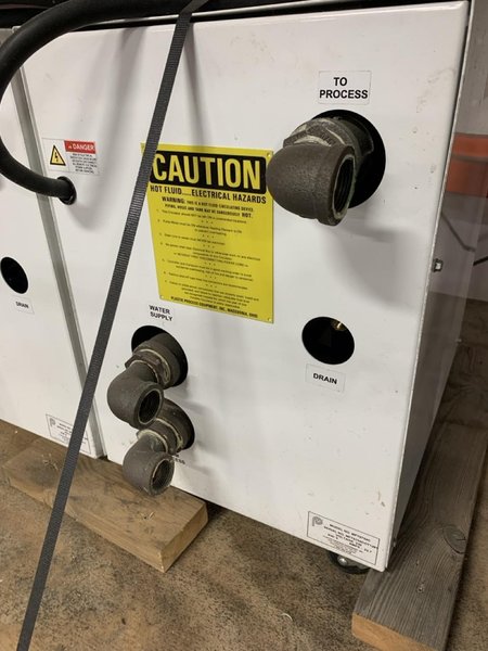 Plastic Process Equipment Auxiliary Line Package – 5 Units: TCU, Dryer, Loader (Matched OEM Set)