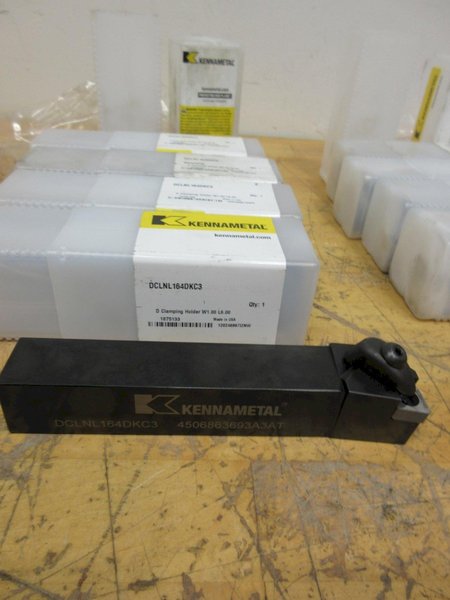 Kennametal 1x1" Turning Tool Holders, (10pcs) D-Clamping 6" OAL Assorted Types ***New In Packages***- Auction Item