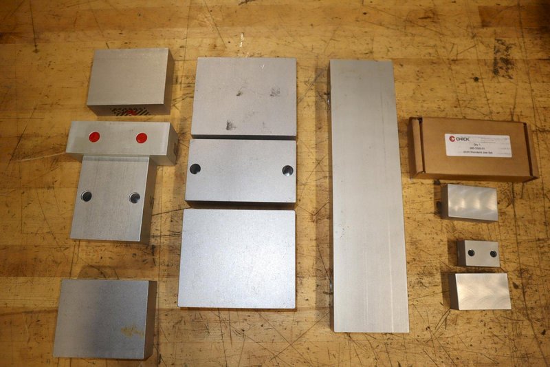 Chick QwikChange Vise Jaws (3 Sets) 3", 5", &amp; 6"- Auction Item