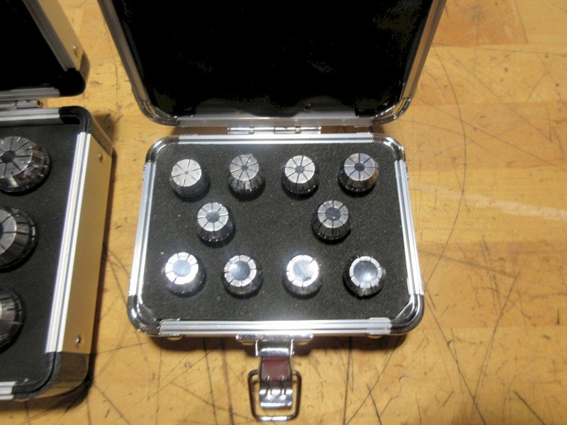 Haas ER16(10),  ER25(15), ER32(18) Complete Collet Sets In Case - BRAND NEW! 04-0718, 04-0719, 04-0720- Auction Item