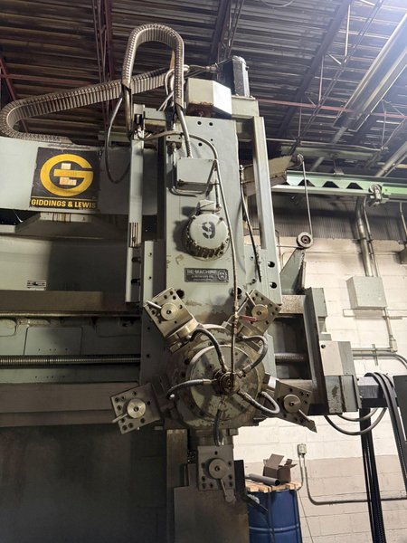 GIDDINGS &amp; LEWIS VERTICAL TURRET LATHE. STOCK # 0546626