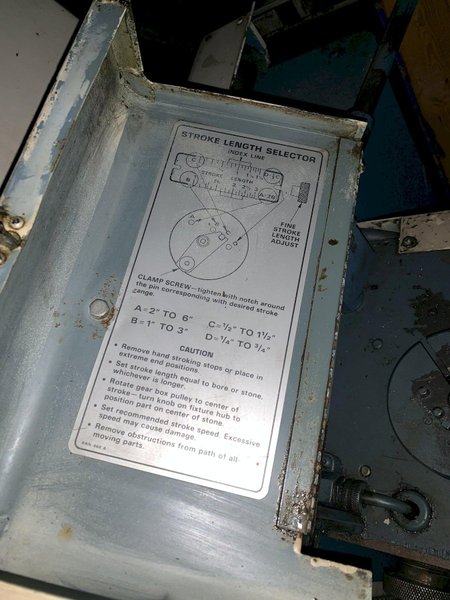 SUNNEN #MVV-1680C PRECISION HORIZONTAL HONING MACHINE WITH POWER STROKING: STOCK #11059
