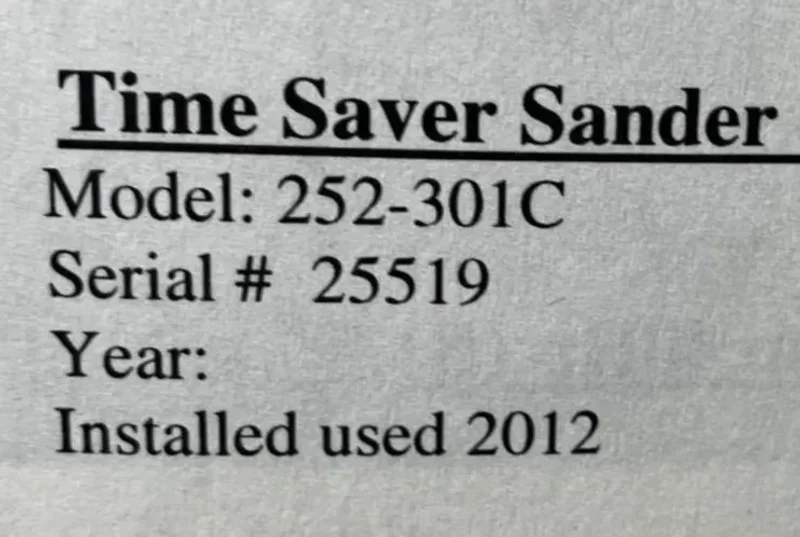 TIMESAVER 52" 2 HEAD BELT GRINDER SANDER  -  252-301C