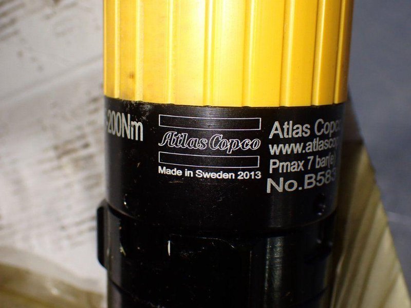 ATLAS COPCO PMAX=7BAR PNEUMATIC NUTRUNNER  -  LTV48 R200 HAD