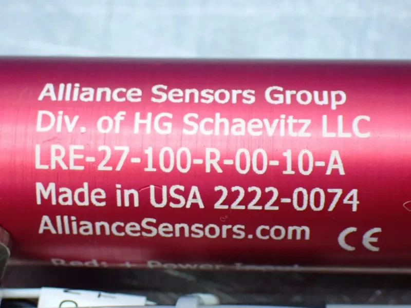 ALLIANCE SENSORS GROUP 2 LINEAR VARIABLE INDUCTIVE TRANSDUCER POSITION SENSORS  -  LRE-27-100-R-00-10-A