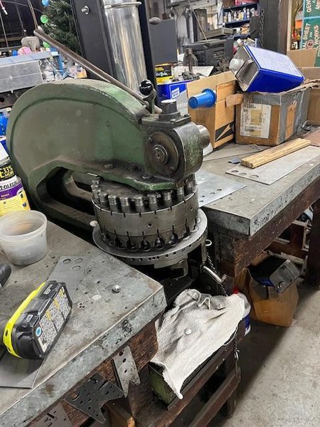 Rotex Manual Turret Punch Press Model 18 BKS-60