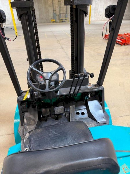 15,500 LBS MITSUBISHI MODEL #FGC70K LP GAS FORKLIFT: YOBRO #25784