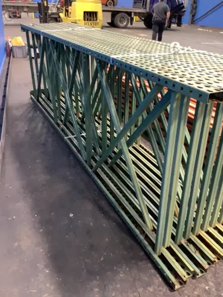 42" x 144" PALLET RACKING  -  TEARDROP