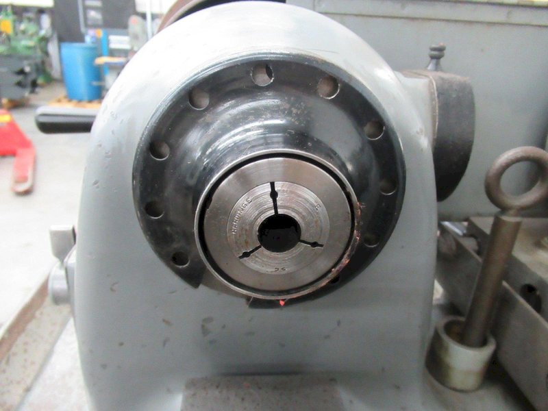 Hardinge HSL-5C Speed Lathe, Production Cross Slide, Lever Collet Closer, Metal Base