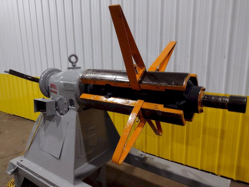 10,000 LB 5 TON X 48&quot; LITTELL MODEL #90 PULL OFF SINGLE END COIL REEL UNCOILER: STOCK 12984