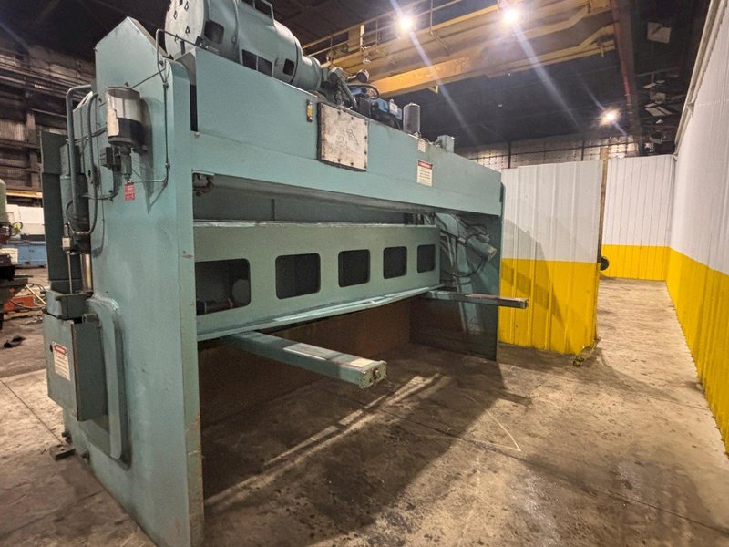 12' X 3/8" ALLSTEEL MODEL #3/8-12 HYDRAULIC POWER SHEAR WITH BACK GAUGE: YOBRO #24250