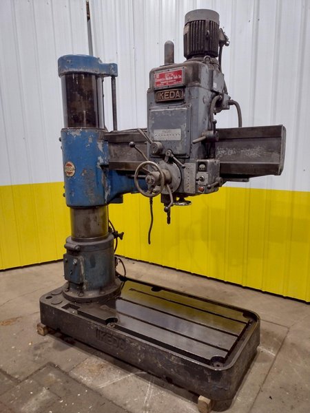 4&#039; x 13&quot; IKEDA MODEL #RM-1175 RADIAL ARM DRILL: STOCK #19134