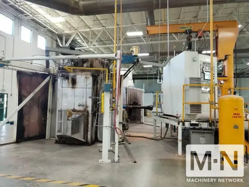 4 ARM FERRY MODEL RS4-220 ROTATIONAL MOLDING MACHINE REBUILT IN 2021