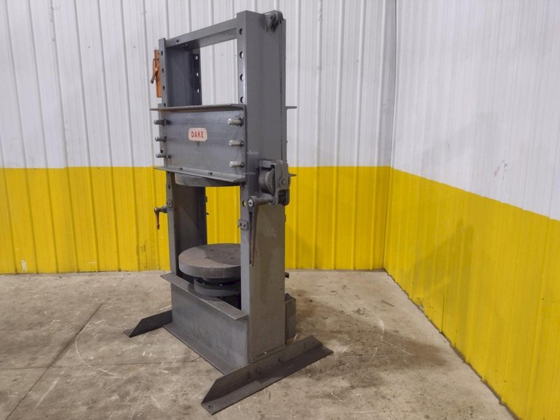 150 TON DAKE HYDRAULIC H-FRAME WHEEL PRESSING PRESS: YOBRO #25286