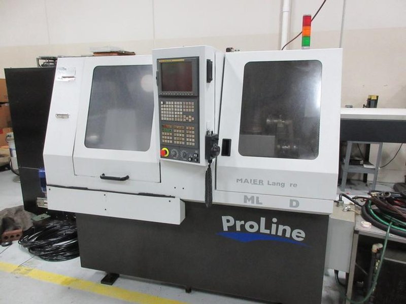 Maier ML32D 9 Axis Proline CNC Swiss Lathe with LNS Hydrobar Express 332 Bar Feeder and Shopmade High Pressure Coolant System- Auction Item