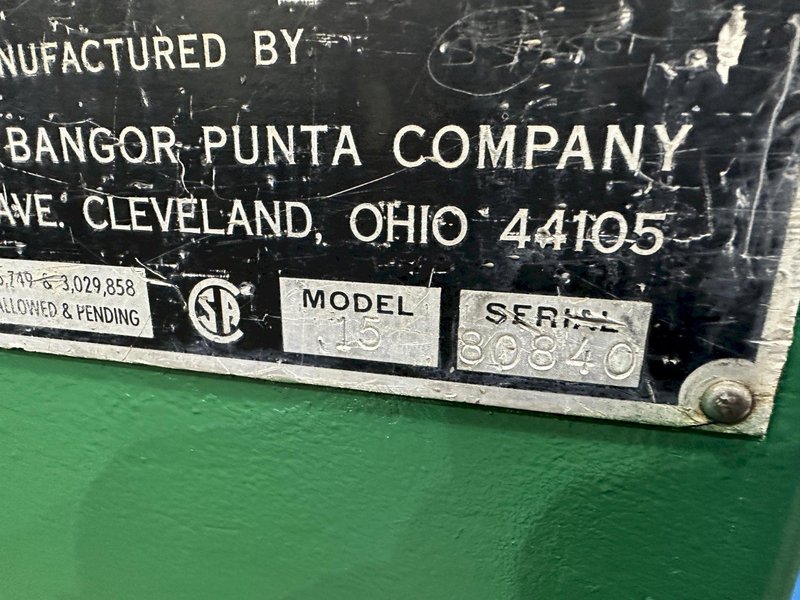 10' X 14 GAUGE HYDRAULIC ROTOR DIE MODEL #15 STOCK #77006