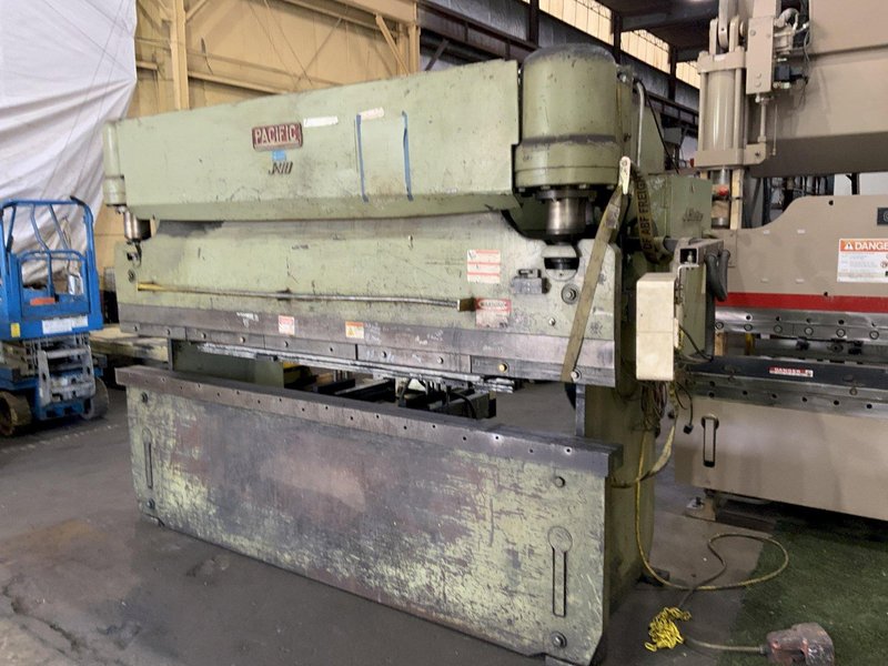 90 TON X 10' PACIFIC: MDL J90-10 HYDRAULIC PRESS BRAKE: STOCK #81216