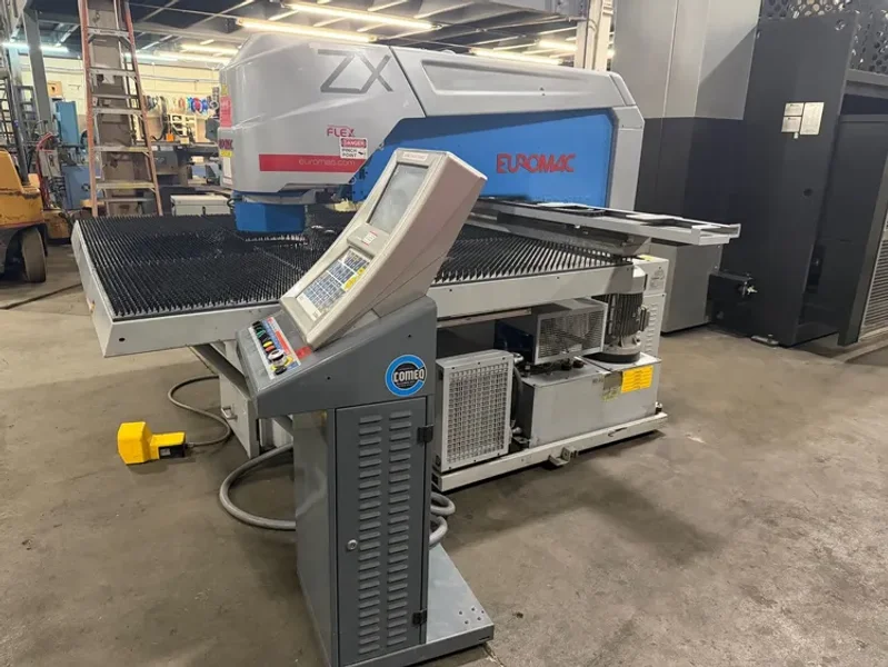USED EUROMAC ZX FLEX 33 TON CNC PUNCHING MACHINE WITH TOOL ROTATION