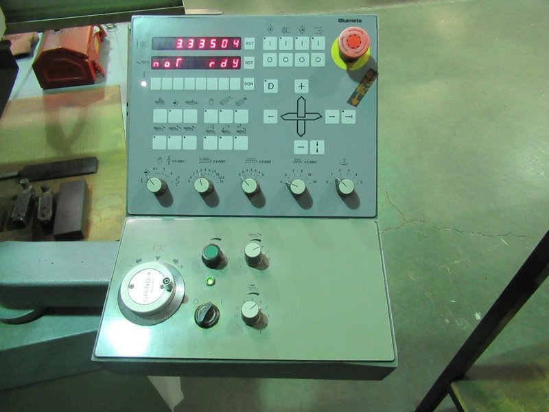 Okamoto ACC 12.24DXB 3-Axis Automatic Surface Grinder, Servo Incremental Downfeed, Servo Inc. Cross Feed, 12&quot; x 24&quot;EM  Chuck- Auction Item