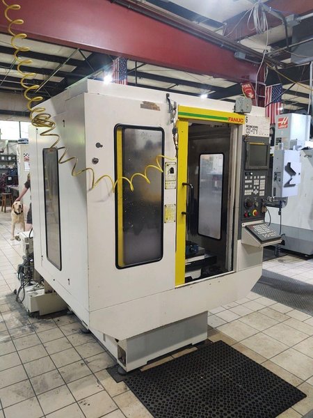 Fanuc Robodrill Alpha T-14iA Drill Tap VMC, 2000- 4th Axis Drive, Tooling Included