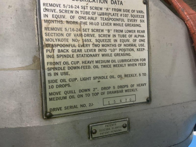 BRIDGEPORT VERTICAL HEAD: STOCK #80635