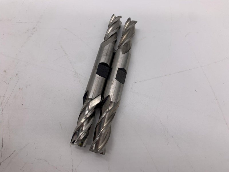 13/32” HSS DOUBLE ENDED 2 FLUTE END MILLS [PUTNAM/MORSE] QTY 2 STOCK #15523